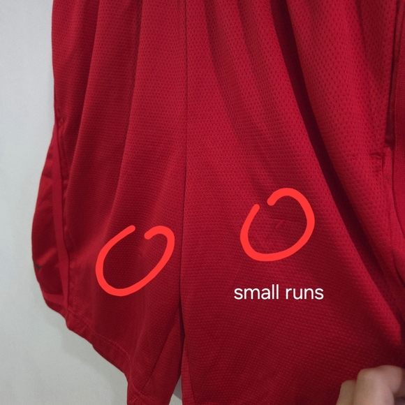 Jordans | Men's Red Athletic Shorts - Picture 3 of 11